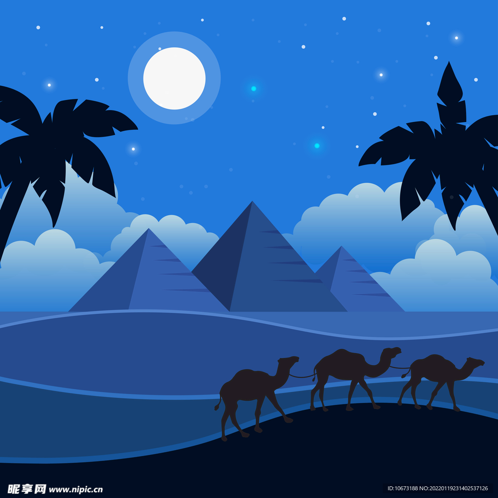 沙漠背景 
