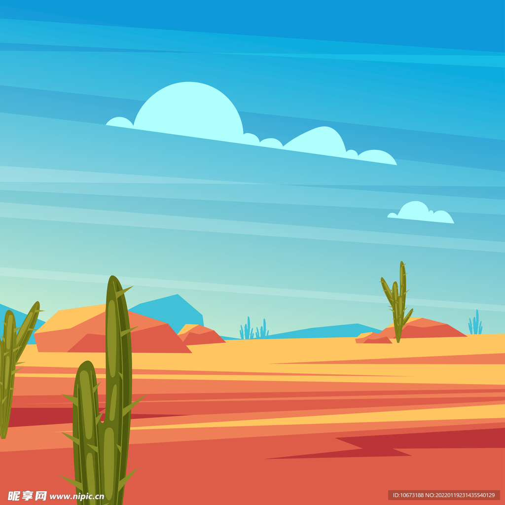 沙漠背景 