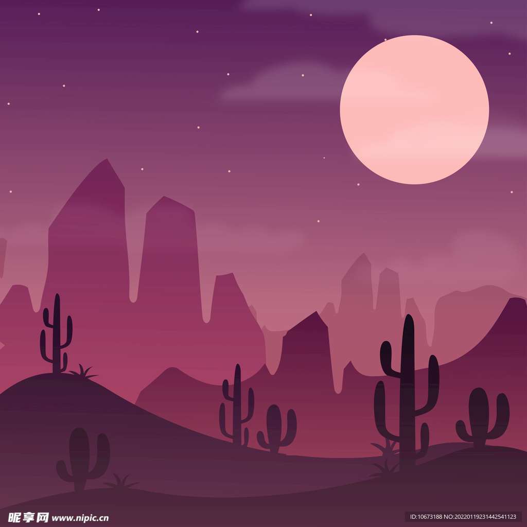 沙漠背景 
