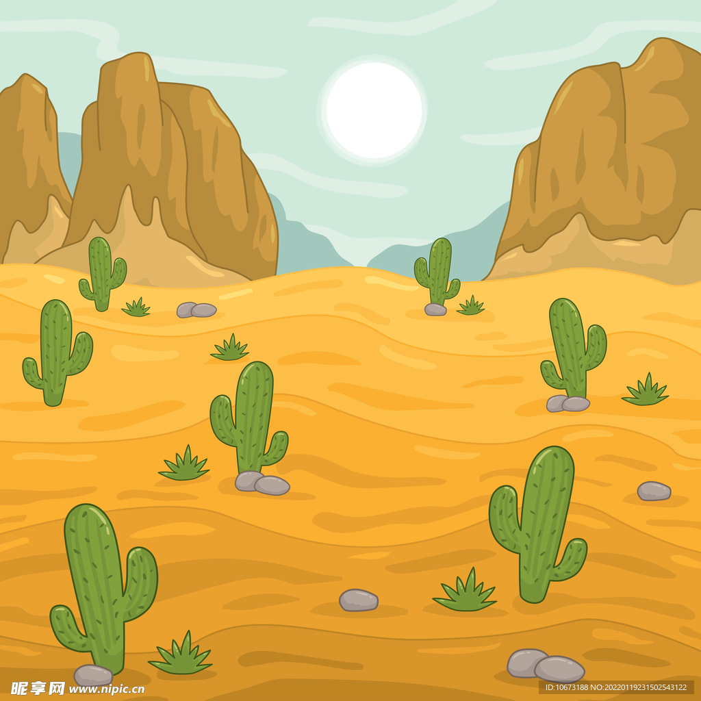 沙漠背景 