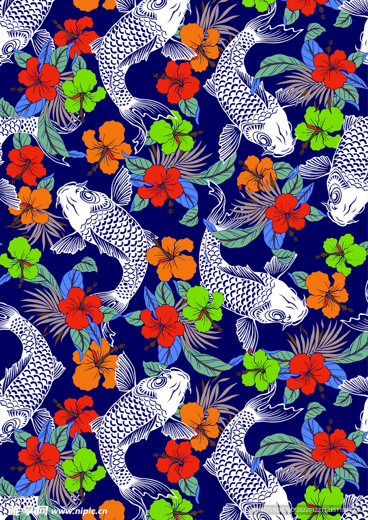 魚花卉
