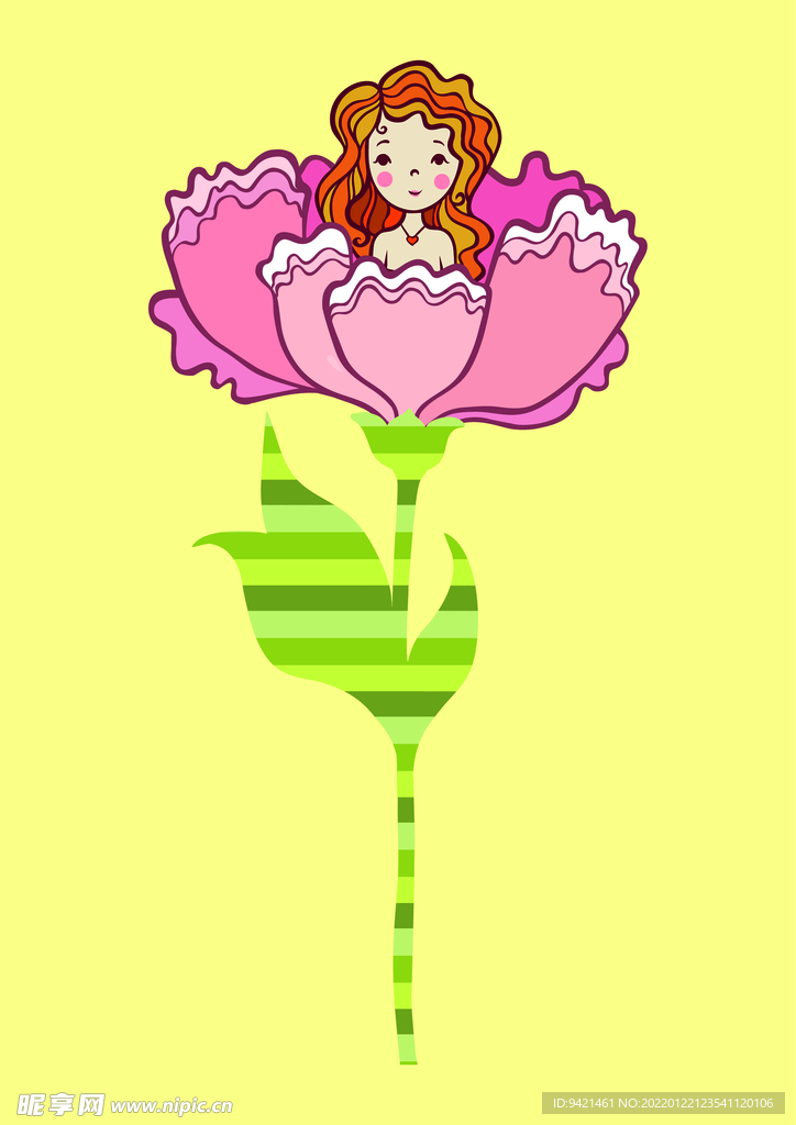 花卉女孩