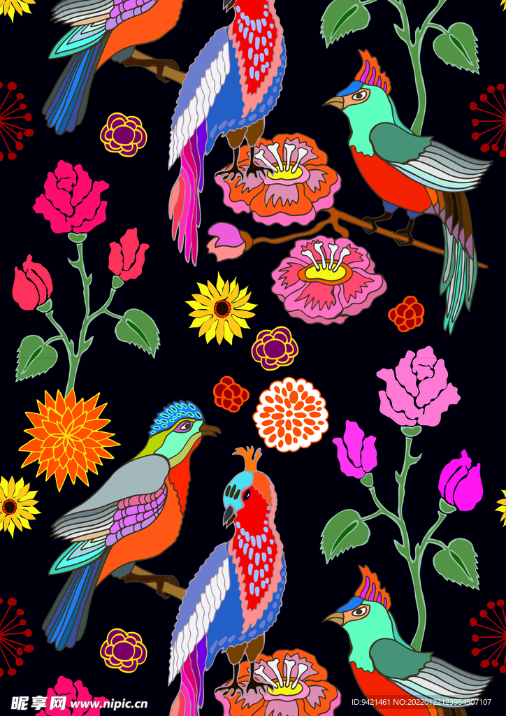 花卉鳥類