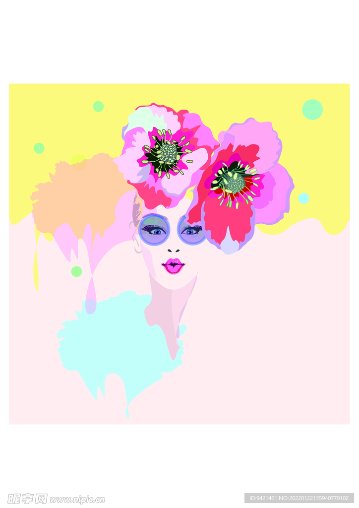 女人插畫