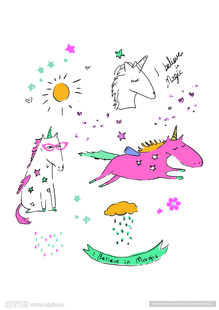 獨角獸卡通