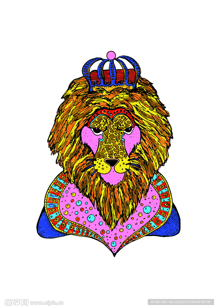 獅子插畫