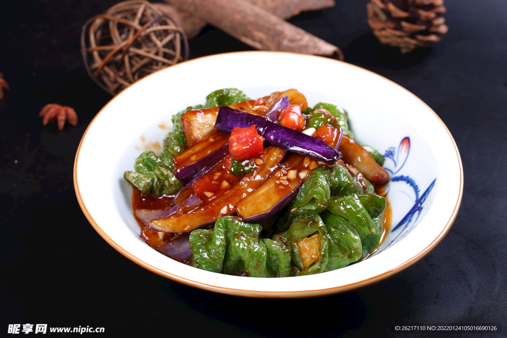 虎皮辣子燒茄子