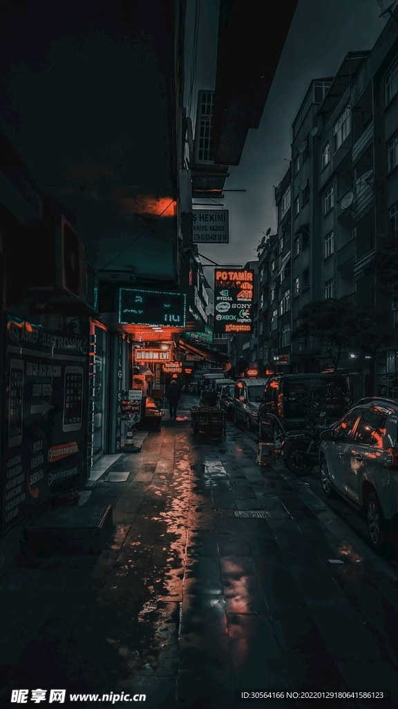 城市建筑空間背景素材