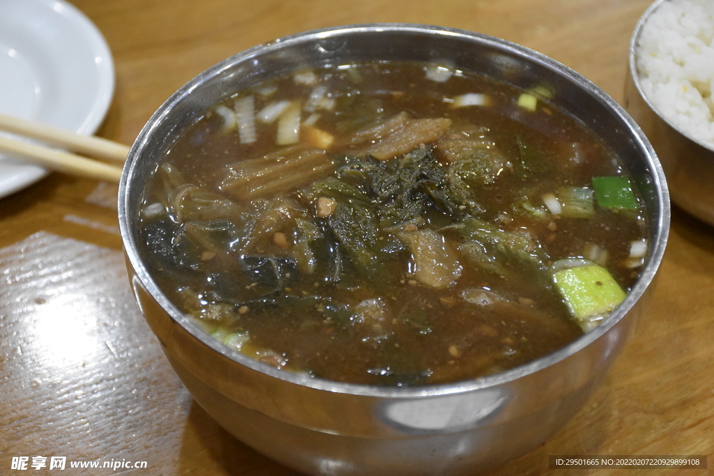 韩国韩式料理酱汤味噌汤