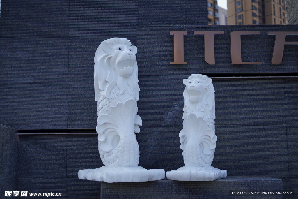新加坡鱼尾狮雕塑泉州江之南