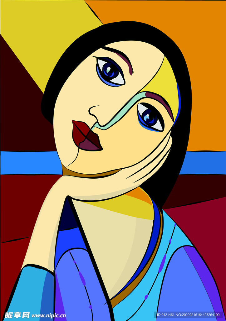 女人插畫