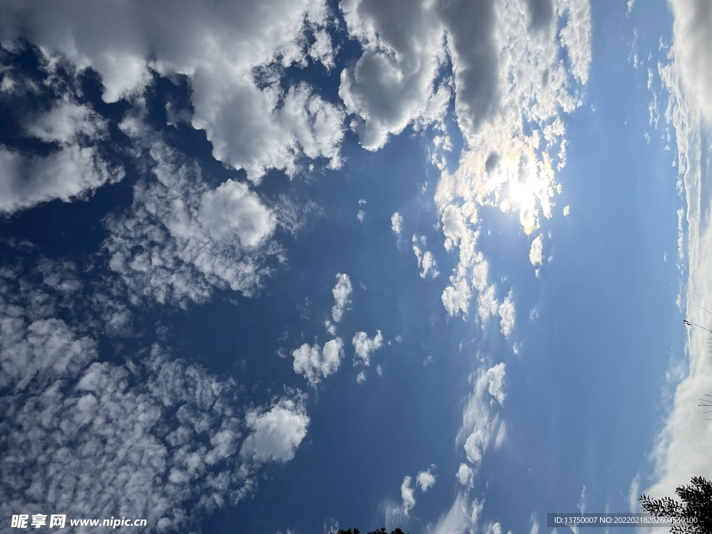 藍天白云 風景 晴朗 晴天 