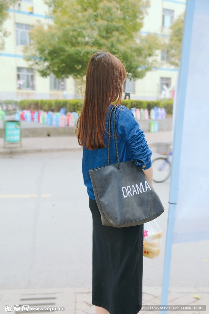 女孩女人背影 
