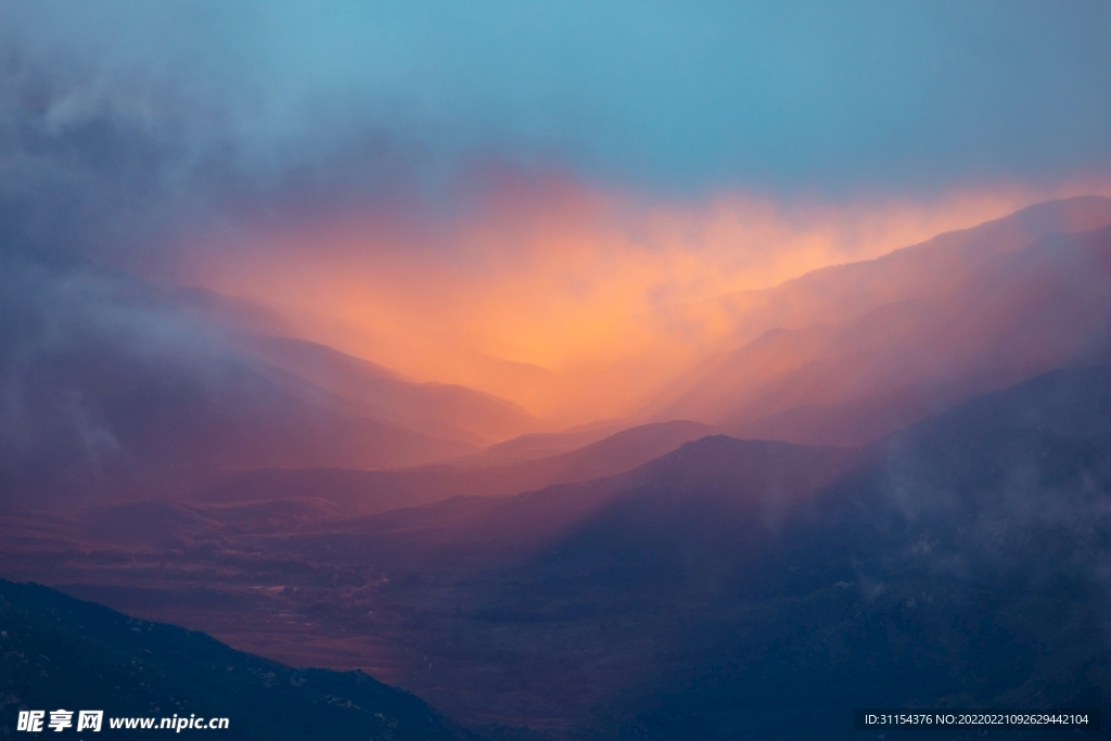 夕陽山