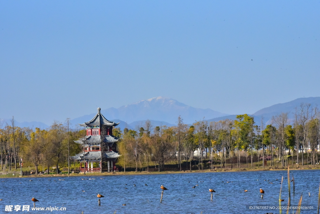 清華湖自然風景