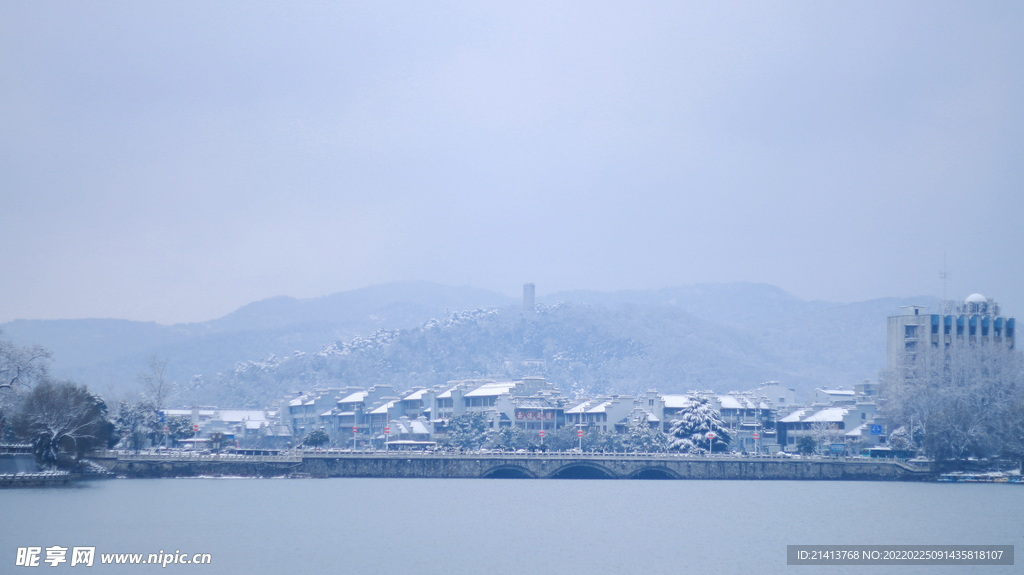 冬日雪景風(fēng)景 