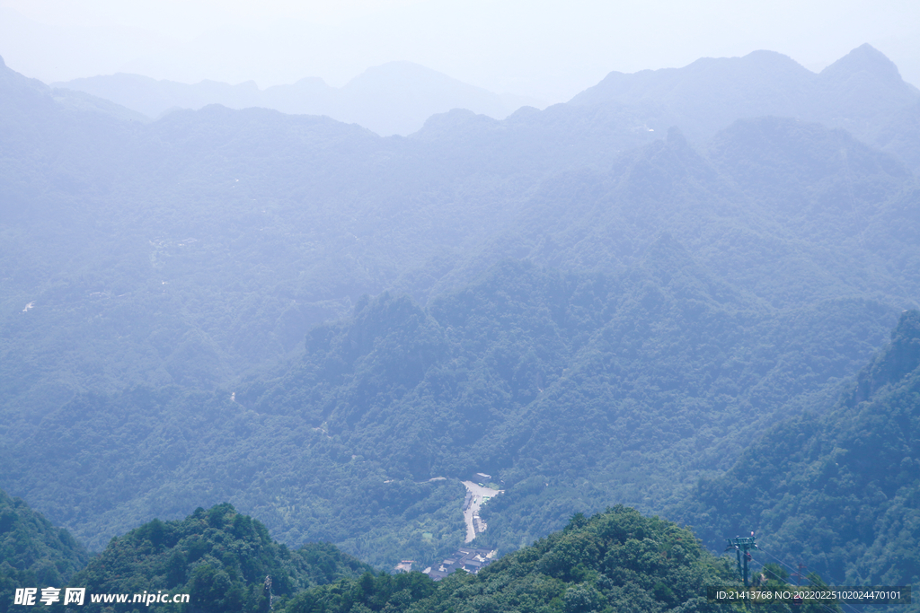 名山大山山脈 