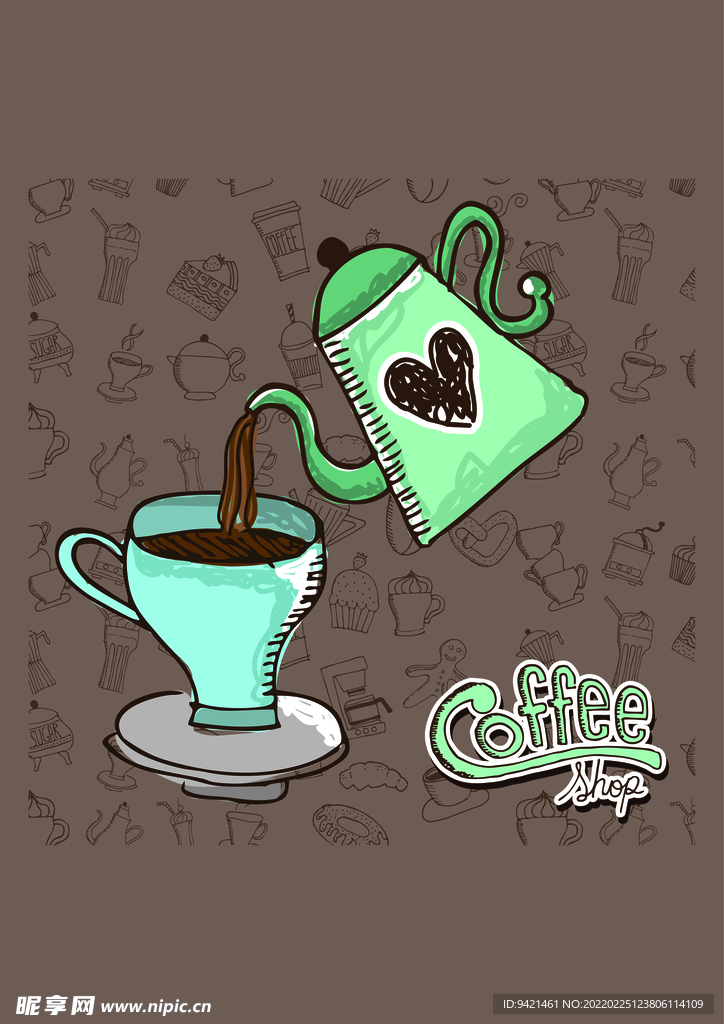 下午茶卡通