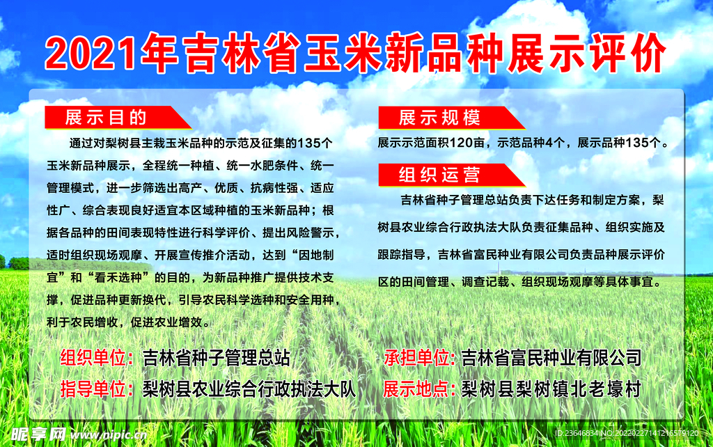 玉米新品種評價