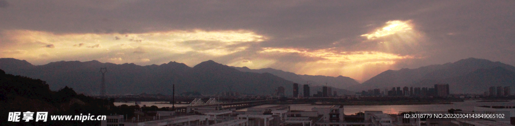 夕陽落日