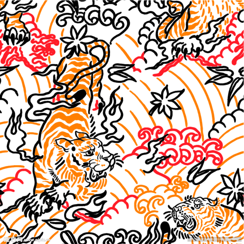 云虎圖