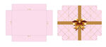 粉金色产品包装设计天地盒