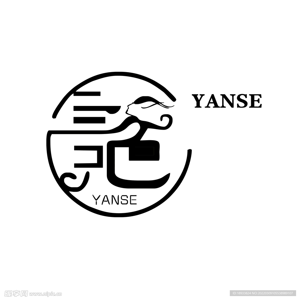 logo 美容LOGO  黑色