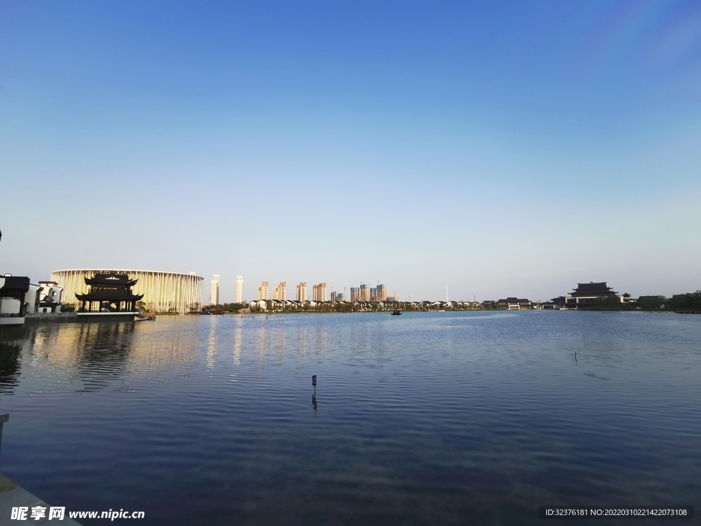 湖面 城市風(fēng)景