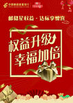 红色大气中国邮政金融宣传海报