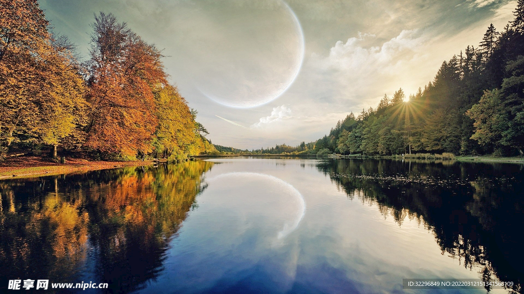 夢幻般的行星樹太陽河