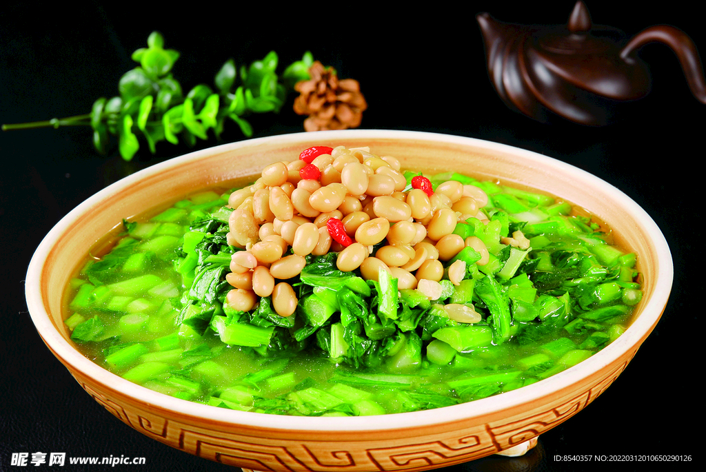 豆湯耙青菜