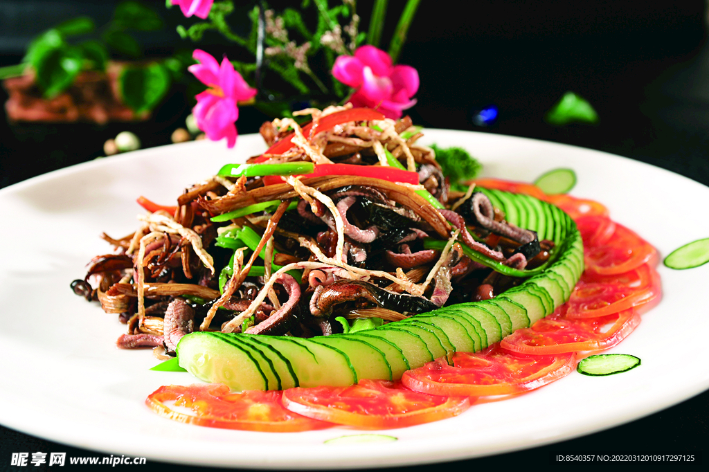 干撈鱔絲