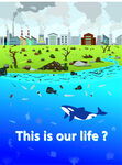 保护环境 竖版宣传公益海报