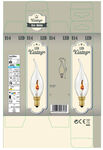 E14 LED复古灯包装设计