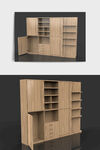 家居衣柜C4D模型
