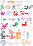 中国风古代花纹传统纹样