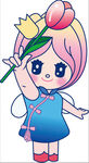 郁金香女娃娃