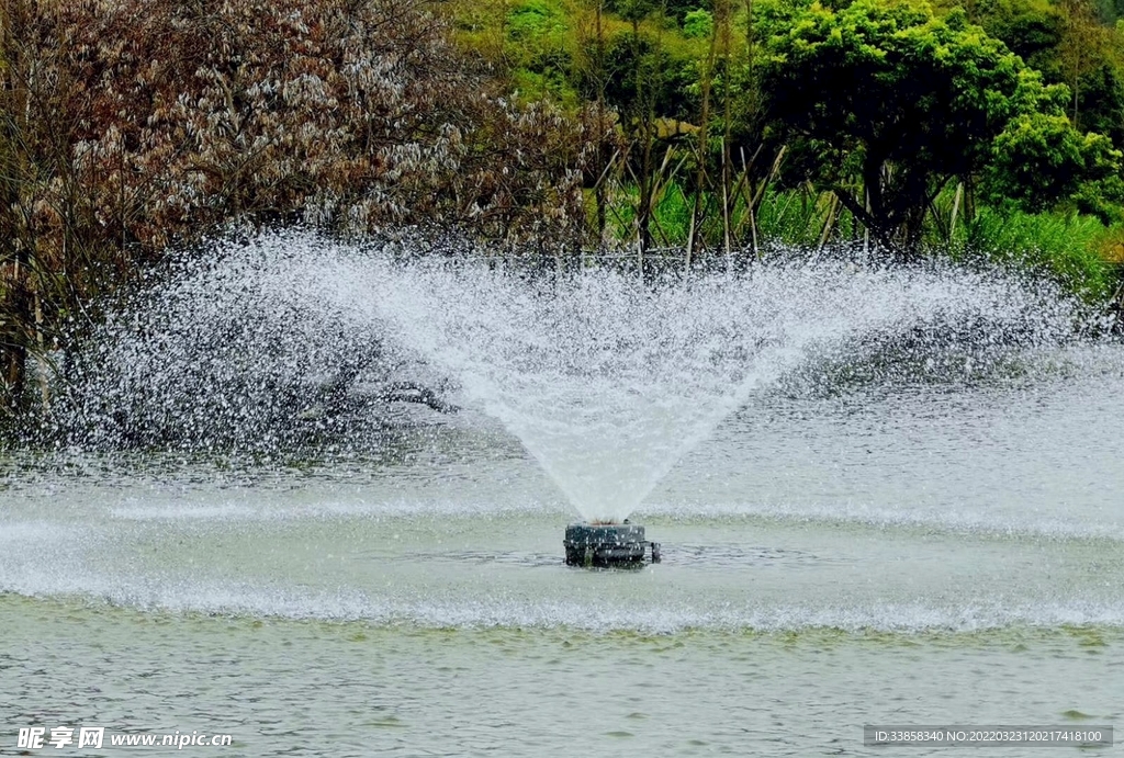湖心噴水圖