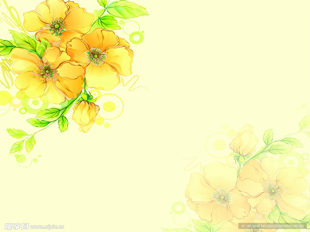 晨影 背景墙 金色花朵