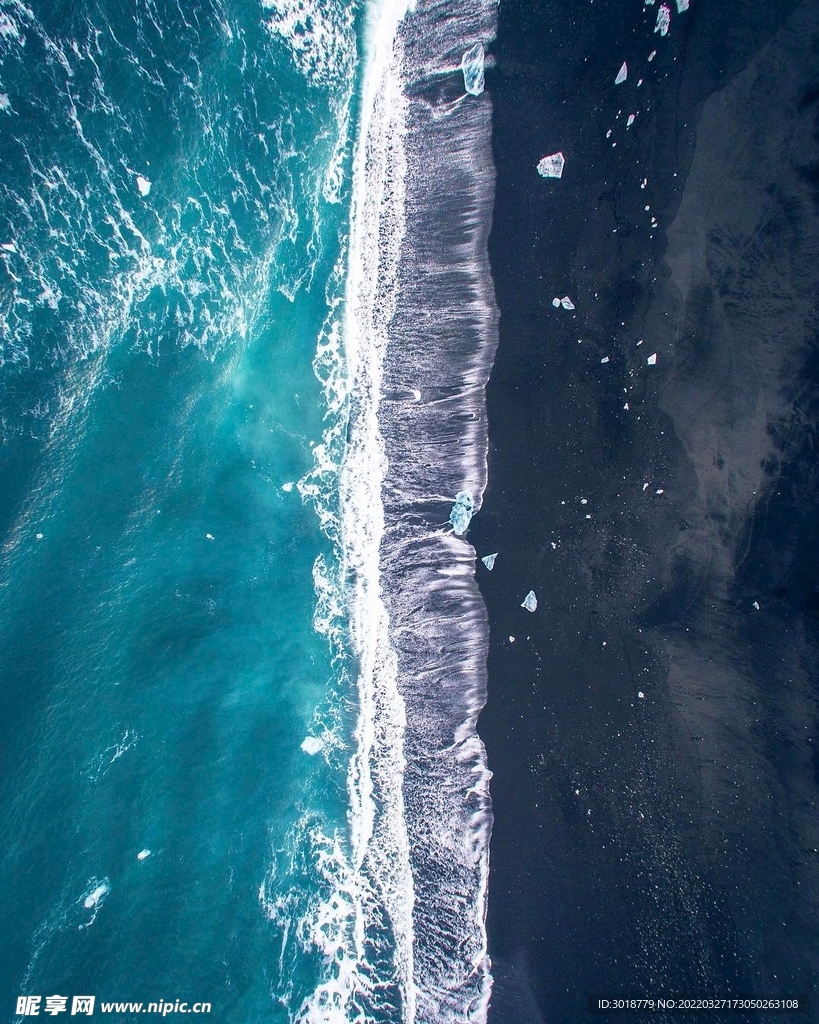 海岸紋理 