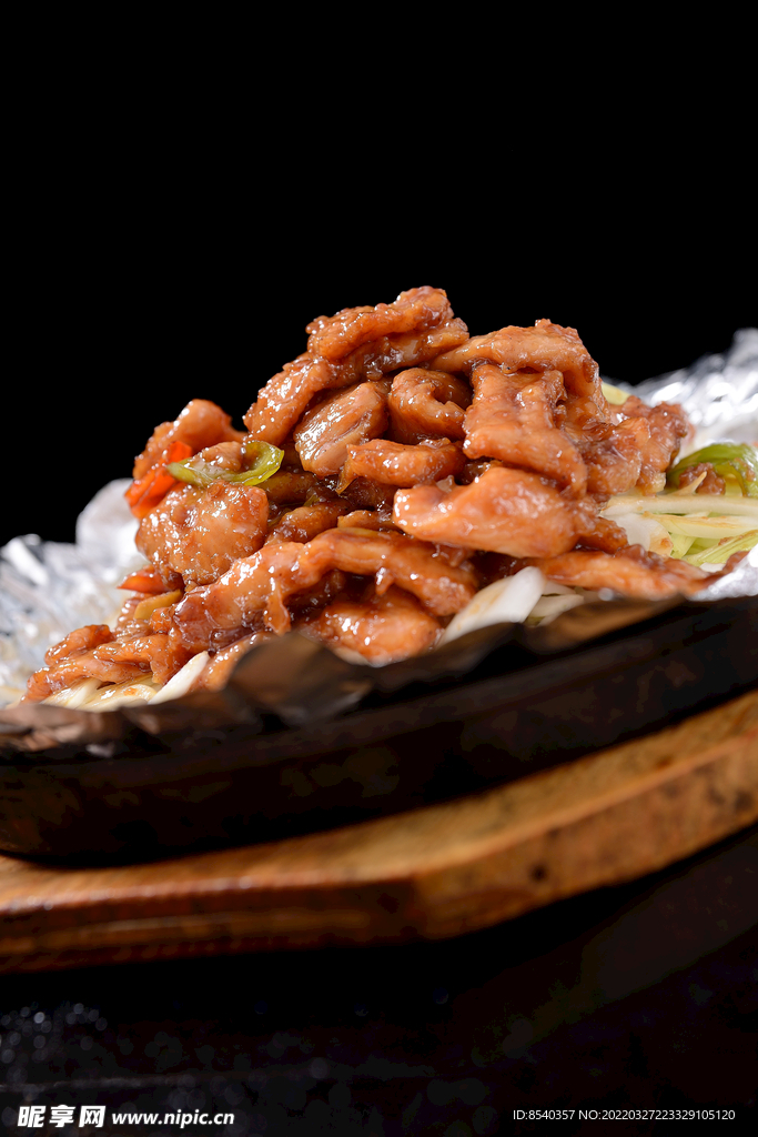 鐵板大雁肉