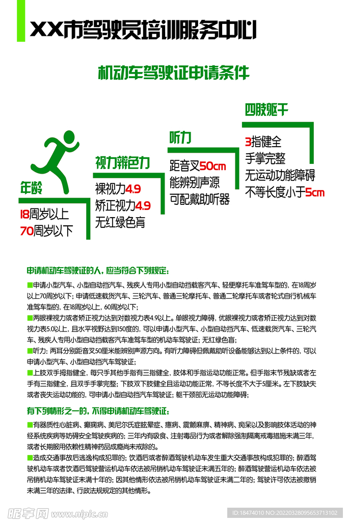 機動車駕駛證申請條件