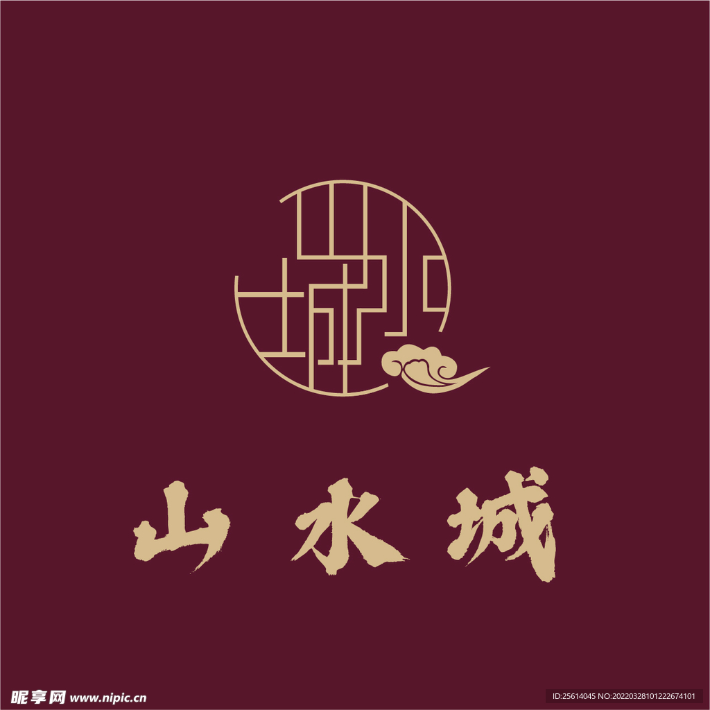 山水城 LOGO 地产