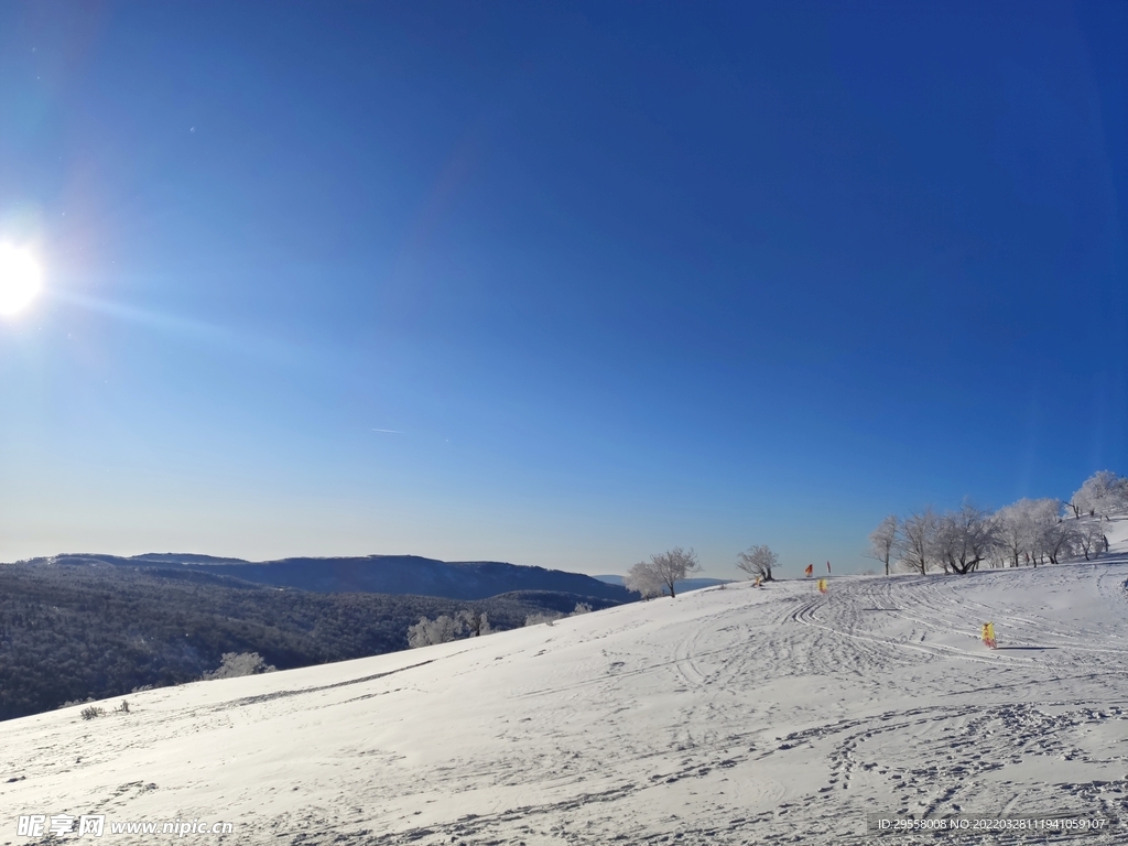 大禿嶺雪景