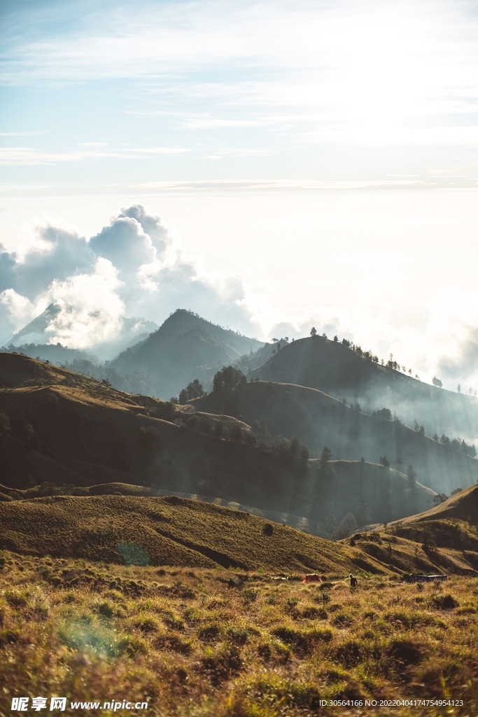 戶外山脈自然景觀