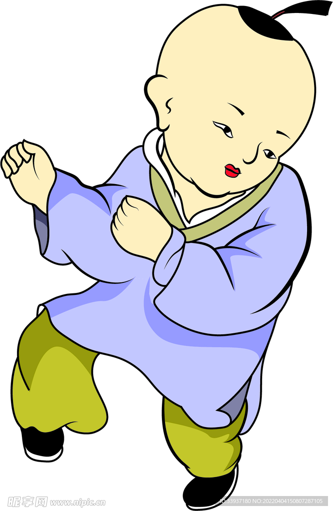 男孩在玩耍