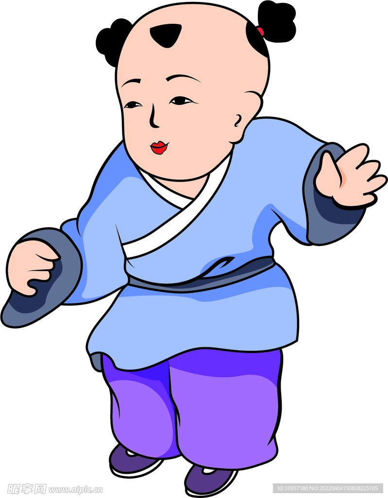女孩在微笑