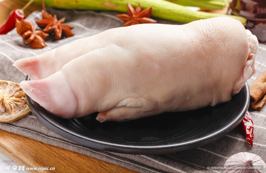 生肉豬蹄美食