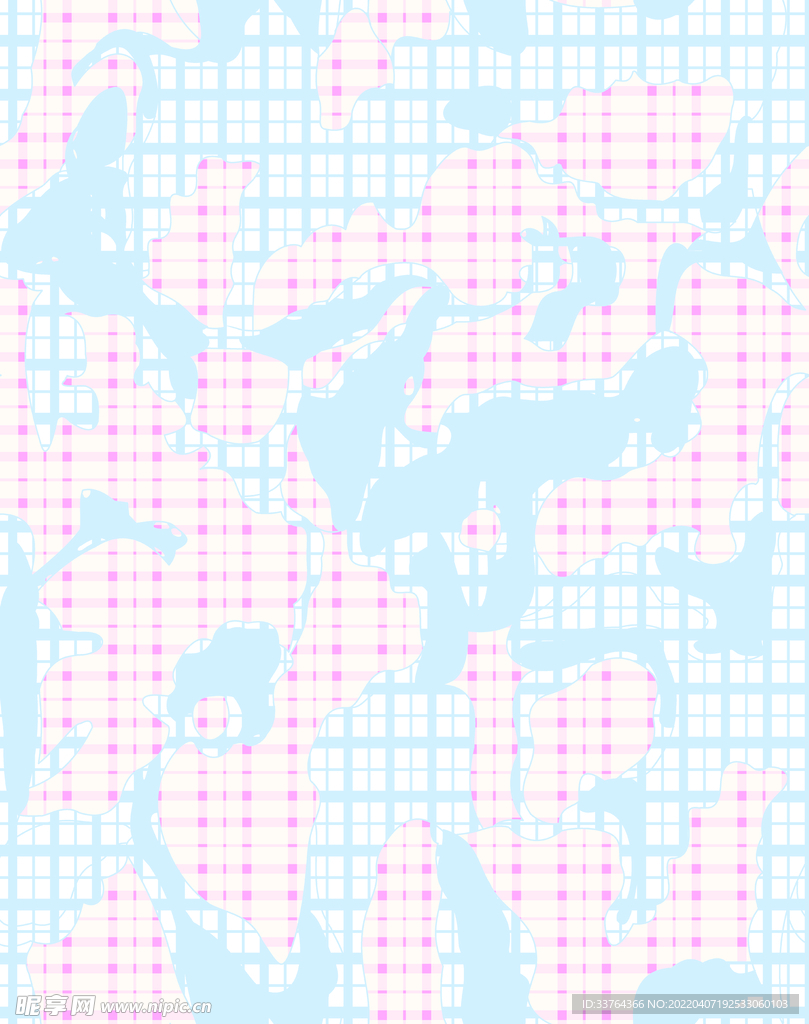 扎染格子