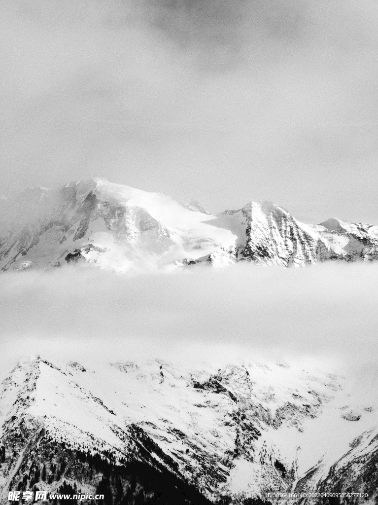 戶外冬季雪山